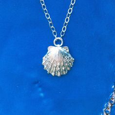 I love the beach. I love collecting shells. I always carry a plastic bag for trash when I collect shells so I can thank Mother Nature for the gifts she is giving me by helping to keep her clean. I always find more trash than treasure.  This is the perfect beach loving, wear-everyday kind of necklace.   Sterling silver shell and chain. Shell measures 15x15mm. Please choose chain length at checkout.  All Cabin No.7 jewlery arrives wrapped in colorful tissue paper and hand-stamped gift box- perfect Silver Shell For Beach With Ocean-inspired Style, Nickel-free Ocean-inspired Shell As Gift, Silver Shell Gift, Silver Shell Necklace For Gift, Ocean-inspired Silver Shell Necklace, Silver Shell Necklace For Gift, Ocean-inspired, Sterling Silver Shell-shaped Gift, Silver Coastal Jewelry Gift, Handmade Silver Shell As A Gift