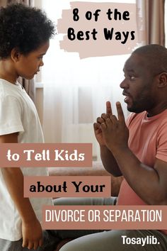 a young boy and an older man are talking to each other in front of a window