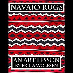 an art lesson by erica woelsen in the style of navajo rugs