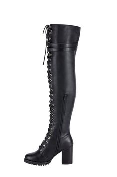 Women's Tall Knee-High Front Laced Double Buckle Motorcycle Boots Add a touch of edgy style to your wardrobe with our Women's Tall Knee-High Front Laced Double Buckle Motorcycle Boots. These sexy boots feature a front laced design and double buckle detail, making them a statement piece for any outfit. With their tall knee-high length, they also provide added protection and warmth. Motorcycle Chaps, Alligator Boots, Leather Motorcycle Gloves, Leather Store, Motorcycle Vest, Biker Shirts, Edgy Style, Leather Denim, Biker Leather