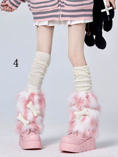 The price is for a pair of leg warmers and a pair of socks only, others are not included. Faux Fur Leg Warmers, Male Steampunk, Steampunk Fashion Female, Fur Leg Warmers, Steampunk Fashion Male, Gothic Skirts, Invisible Socks, Steampunk Accessories, Detachable Collar