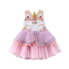 The perfect attire to make your little one's magical day truly unforgettable! Crafted with love and designed for comfort, this delightful dress will leave your little princess looking and feeling her best on her special day. Material: Voile Spring Fairytale Fairy Dress For Dress-up, Whimsical Princess Dress With Ruffles For Dress-up, Summer Princess Style Fairy Dress, Pink Sleeveless Fairy Dress For Dress-up, Fairytale Fairy Dress With Ruffles For Dress-up, Fairytale Princess Dress For Spring Wedding, Fitted Fairytale Princess Dress For Spring, Summer Party Dresses In Fairytale Style, Fairytale Dresses For Summer Garden Party