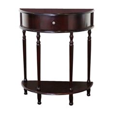 #ad Find ideas and inspiration for end table cherry storage living room half round tables moon drawer shelf design, Furniture