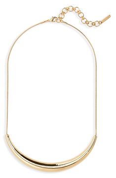 A slender bar pendant brings minimalist charm to this dainty chain necklace that's brightly polished to make a statement. Lobster closure Goldtone or silvertone plate Imported Dainty Chain Necklace, Bar Pendant Necklace, Gold Bar Necklace, Dainty Chain, Flip Flop Slippers, Clutch Pouch, Bar Pendant, Gold Bar