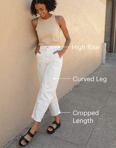 Women's Shorts, Skirts, & Pants - Chinos, Leggings & More | Everlane Everyday Mom Fit Wide Leg Bottoms, Mom Fit Wide Leg Bottoms For Everyday, Chic Cargo Style Cotton Jeans, Fitted Cropped Leg Pants For Everyday, Trendy Tapered Bottoms For Spring, Summer Everyday Mom Fit Cropped Jeans, Versatile High-rise Bottoms For Everyday, High Waist Tapered Pants For Everyday, Chic High Rise Mom Fit Bottoms