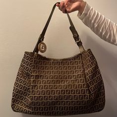 Authentic Fendi Shoulder Bag In Great Condition. Has Very Minor Scuffs In The Handle As Pictured. Fendi Shoulder Bag, Fendi Bags, Fendi, Bag Lady, Shoulder Bag, Red, Color