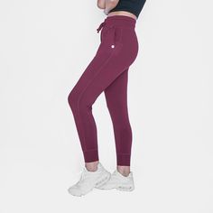 Weekend Joggers - Mulberry – Senita Athletics Athleisure Joggers With Ribbed Waistband And Stretch, Versatile Joggers For Loungewear, Workout Joggers With Elastic Waistband And Stretch, Functional Relaxed Fit Moisture-wicking Sweatpants, Functional Moisture-wicking Relaxed Fit Sweatpants, Sporty Stretch Joggers With Elastic Waistband, Moisture-wicking Relaxed Fit Functional Sweatpants, Versatile Moisture-wicking Activewear For Jogging, Athletic Fit Activewear With Comfort Waistband For Sports