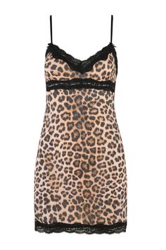 CASSIA SLIP DRESS - NEUTRAL : LEOPARD | I.AM.GIA Jacket Over Dress, Festival Jacket, Y2k Dress, I Am Gia, Lace Trims, 80 Dress, Leopard Print Dress, Lingerie Romper, Festival Dress