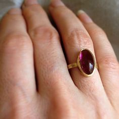 Ruby Ring Designs, Temple Jewellery Earrings, Gold Minimalist Jewelry, Kundan Jewellery Bridal, Fancy Jewelry Necklace, Pink Tourmaline Ring, Deep Plum, Gold Ring Designs, Gold Jewelry Simple