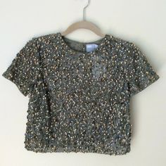 Reposhing This Item I Purchased From @Fashnexpress. Loved It, But Ready To Rotate For Something New. Questions? Leave A Comment Below! Spring T-shirt With Sequins And Short Sleeves, Spring Party Crop Top T-shirt, Spring Crop Top T-shirt For Night Out, Crop Top T-shirt For Night Out In Spring, Short Sleeve T-shirt For Fall Night Out, Fall Party Short Sleeve T-shirt, Fitted Crew Neck T-shirt With Sequins, Spring Sequin Short Sleeve T-shirt, Sequined Short Sleeve T-shirt For Spring