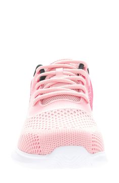 A dreamy gradient refreshes the engineered-mesh upper of this light and springy all-activities sneaker powered by a responsive rubber sole. Removable, cushioned insole with arch support Textile upper and lining/rubber sole Imported Dreamy Gradient, Arch Support, Womens Sneakers, Rubber Sole, Arch, Size 10, Nordstrom, Mesh, Sneakers