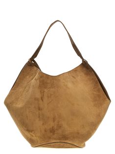 Medium Lotus Tote Bag from Khaite Expensive Handbags, Margiela Shoes, Brown Tote, Brown Shoulder Bag, Valentino Bags, Sneaker Wedge, Card Holder Leather, Tory Burch Shoes, Italian Fashion