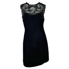 Check out this item from 1stdibs! F/W 1996 Gianni Versace Couture Black Lace Bust Wool Stretch Dress: https://www.1stdibs.com/id-v_16726862 Versace Mini Dress, Versace Couture, Versace Brand, Vintage Versace, Couture Dress, Vintage Things, Wiggle Dress, Gianni Versace, Stretch Dress