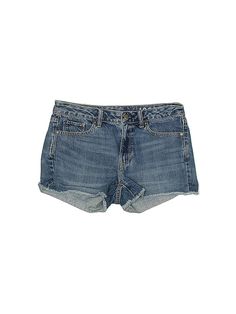 Gap Denim Shorts Size: 25 Bottoms - used. 100% COTTON | Gap Denim Shorts: Blue Bottoms - Size 25 Gap Cotton Medium Wash Shorts, Gap Dark Wash Cotton Bottoms, Gap Dark Wash Denim Bottoms, Gap Cotton Cutoff Jean Shorts, Gap Denim Blue Summer Bottoms, Summer Gap Denim Blue Bottoms, Gap Blue Jean Shorts For Summer, Gap Denim Jean Shorts For Spring, Gap Denim Jean Shorts