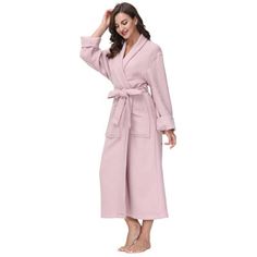 Elevate your evening comfort with our Diamond Waffle Look Bathrobe, featuring a cozy knit texture and thoughtful design for a touch of luxury. Eider & Ivory™ Color: Rose, Size: L / XL | Eider & Ivory™ Wingard Cotton Mid-Calf Bathrobe w / Pockets 49.0 H x 48.0 W in pink100% Cotton in Rose | L / XL | Wayfair Cotton Bathrobe, Knit Texture, Cozy Knit, Seasonal Gifts, Cozy Knits, Waffle Knit, Mid Calf, Lovely Gift, Snug Fit