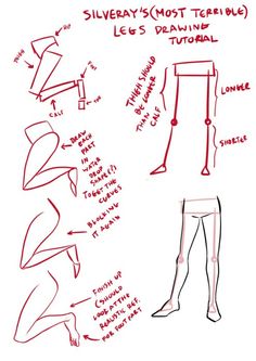 a drawing of different types of stockings and leggings