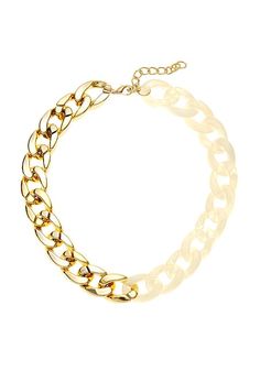 Add this statement piece to spice up your outfit: a beautiful two-tone chain necklace. Bra Fitting Guide, Swim Brands, Women's Wear, Buy Gold, Accessories Jewelry Necklace, Women Accessories Jewelry, Spice Up, Necklace Gold, Accessories Shop