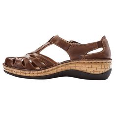 PRICES MAY VARY. Features a footbed that can be removed to accommodate custom orthotics Adjustable hook and loop strap closure and closed heel with elastic side strap for perfect fit Closure_type: Hook and Loop Style: Jenna Adjustable T-strap Sandals With Ortholite Insole, Brown Slip-on Sport Sandals With Arch Support, Brown Closed Toe Sport Sandals With Cushioned Footbed, Brown Footbed Sandals With Arch Support And Round Toe, Comfortable Brown Sandals With Arch Support, Comfortable Closed Toe Adjustable Sandals, Comfortable Adjustable Closed Toe Sandals, Comfortable Closed Toe Sandals With Adjustable Fit, Comfortable T-strap Sandals With Leather Footbed