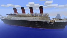 Titanic Minecraft Titanic, Minecraft Middle Earth, Dwarven City, Falling Water House, Minecraft Seed, Cool Minecraft Houses, Opulent Interiors, Minecraft Construction