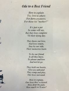 the poem is written in black and white with an owl on it's back