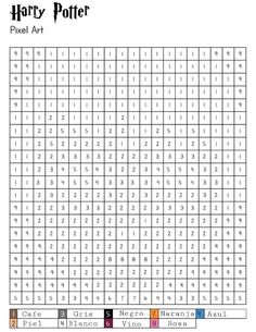 harry potter's crossword puzzle is shown in this printable pattern, which shows the