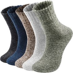 Specifications: ELASTIC SIZE FITS MOST - Our women's winter socks come in one size that will fit most women's or men's US standard shoe sizes 6 - 10. These women's thick socks have a good length and the elasticity is perfect for your feet. WOOL SOCKS MATERIAL - Our wool socks are made of high quality material, 35% wool + 16% spandex + 49% polyester. These crew socks are soft, comfortable, breathable and durable. Meanwhile, these boot socks are both hand washable and machine washable. CHIC VINTAG Comfy Warm Socks For Winter, Warm Comfortable Fall Socks, Thick Cozy Socks For Winter, Cozy Thick Socks For Winter, Thick Cozy Winter Socks, Thick Winter Casual Socks, Thick Casual Winter Socks, Warm Comfortable Socks For Cold Weather, Comfortable Warm Socks For Cold Weather