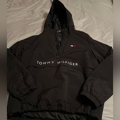 New Without Tags, Size M, Throw Best Offer Tommy Hilfiger Winter Windbreaker With Pockets, Tommy Hilfiger Windbreaker, Tommy Hilfiger Jacket, Coats Men, Tommy Hilfiger Jackets, Concert Fits, Winter Style, Autumn Winter Fashion, Winter Fashion