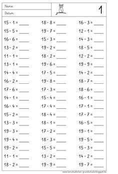 printable worksheet to help students practice addition skills for numbers 1 - 10