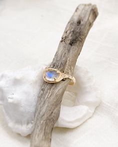 Realm Ring | From Isla Celestial Moonstone Ring With Rose Cut Diamonds, Celestial Diamond Moonstone Ring, Celestial Moonstone Diamond Ring, Celestial Moonstone Ring With Diamond, Lean In, Gold Aesthetic, Gold Ring Designs, Tiny Star, Gold Necklace Set