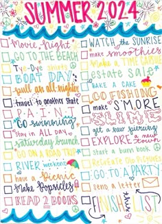 a poster with the words summer 2012 written on it