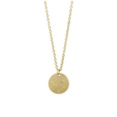 The Zodiac Collection Necklaces 14K gold dipped 16-18" adjustable nickel-free Gold Zodiac Sign Necklace, Gold Zodiac Sign Celestial Necklace, Gold Zodiac Celestial Necklace, Gold Celestial Zodiac Necklace, Adjustable Gold Zodiac Sign Necklace, Gold Celestial Zodiac Sign Charm Necklace, Celestial Style Gold Zodiac Sign Charm Necklace, Celestial Style Gold Charm Necklace With Zodiac Sign, Gold Celestial Charm Necklace With Zodiac Sign