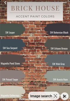 the brick house accent paint colors are available in several different styles and colors, including grays