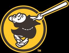 a baseball player swinging a bat on top of a black and yellow circle with the words mtsu in it