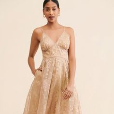 A-Line Pleated Dress Champagne Midi Dress, Vintage Bridesmaid Dresses, Summer Vintage, Vintage Summer, Modern Boho, Pleated Dress, Champagne, A Line, Bridesmaid Dresses