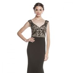 The Luxurious, Flowing Length Of This Dress Exudes An Aura Of Elegance And Grace, Making It The Epitome Of Red-Carpet-Worthy Style. The V-Neckline Adds A Touch Of Allure And Highlights Your Dcolletage With A Sense Of Timeless Beauty. Length: Long Color: Black Neckline: V-Neck Silhouette: Sheath Sleeve: Sleeveless Back: Zipper Embellishments: Rhinestones, Beads Occasion: Romantic Date/Evening/Dinner, Wedding/Bridesmaid, Graduation, Fashion Show, Visiting Theater/Museum/Restaurant, Banquet, Photo Black Embellished Sleeveless Dress, Black Embellished Sleeveless Evening Dress, Museum Restaurant, Graduation Fashion, Evening Dinner, Glamorous Dresses, Romantic Date, Dinner Wedding, Plus Size Prom Dresses