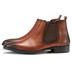 : discover the epitome of style and quality with our handmade men's cow leather chelsea boots. expertly crafted using premium cow leather, these boots offer exceptional durability, comfort, and timeless appeal. elevate your footwear collection and make a lasting impression with these classic yet contemporary boots. Oxford Brogues, Footwear Collection, Leather Chelsea Boots, Mens Shoes Boots, Grunge Outfits, Cow Leather, Snug Fit, Chelsea Boots, Timeless Fashion