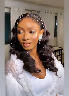 Elegant Wig Hairstyles, Wedding Makeup Vintage, Bridal Hair Veil, Goddess Braids Hairstyles