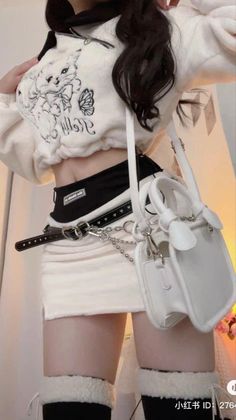 Cute Revealing Outfits, Langerai Outfits Aesthetic, Pretty Outfits Baddie, Lacey Outfits, Dollskill Outfits, Woman Outfit, White Clothes, Cute Dress Outfits, Anime Inspired Outfits