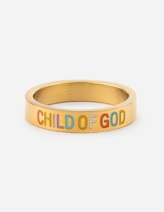 Mint-Emaille-Kind-Gottes-Ring | Christliche Ringe | Erhöhter Glaube – Elevated Faith Preppy Ring, Christian Rings, Created By God, Elevated Faith, Christian Accessories, Preppy Accessories, In His Image, Wishlist 2024, Preppy Jewelry