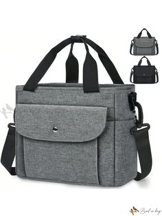 Bird in Bag - Premium Insulated Lunch Bags with Adjustable Strap for Women, Men, and Kids - Durable, Leakproof, and Reusable Lunch Tote Bags - Ideal Thermal Cooler Bags for Work, Picnics, and School Durable Practical Bags For On-the-go, Large Capacity Multifunctional Lunch Bag For Everyday Use, Multifunctional Large-capacity Lunch Bag For Everyday Use, Durable Gray Bags For Outdoor Activities, Durable Multifunctional Shoulder Bag For Daily Use, Versatile Durable Bags For Outdoor, Gray Rectangular Bag For Outdoor Activities, Multifunctional Gray Outdoor Bag, Gray School Bag With Anti-theft Pocket