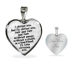 "ENGRAVING - Send us your custom text to engrave on the back of the pendant. We can fit 2 lines each with maximum of 20 characters. Space between words counts as a character. If you have any questions don't hesitate to ask :) - Handcrafted in USA! - Made from Surgical Steel with a hand-poured Liquid Glass dome - Real 18k Gold Finish - Includes presentation gift box! - Luxury adjustable 18\"-22\" chain - Pendant measures 24mm x 24mm The perfect keepsake to hang around her neck! Engrave onto the b Engraving Option Necklaces For Wedding And Valentine's Day, Engravable Necklace For Wedding And Valentine's Day, Wedding Necklaces With Engraving Option For Valentine's Day, Wedding And Valentine's Day Necklace With Engraving Option, Custom Text Jewelry For Anniversary And Mother's Day, Custom Text Jewelry For Anniversary On Valentine's Day, Custom Text Jewelry For Valentine's Day Anniversary, Meaningful Silver Jewelry With Custom Text, Meaningful Customizable White Jewelry