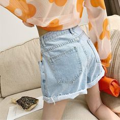 Material: Cotton Gender: WOMEN Fit Type: REGULAR Style: Casual, Aesthetic Soft Girl Item Type: Shorts Decoration: Pockets Closure Type: Button Fly Waist Type: High Pant Style: REGULAR Pattern Type: Patchwork Size (cm) Waist Hip Length S 66 88 37 M 70 92 38 L 74 96 39 Trendy Cotton Jean Shorts, Summer Trendy Jeans With Pockets, Trendy Summer Jeans With Pockets, Trendy Summer Cotton Jeans, Trendy Non-stretch Mid-rise Jean Shorts, Trendy Denim Blue Jeans For Summer, Summer Mid-rise Jean Shorts With Pockets, Summer Jeans Shorts With Pockets, Trendy Non-stretch Mid-rise Shorts