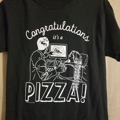 Pizza Ultrasound Joke Tee Pizza Shirt, Ultrasound, Shirt Color, Colorful Shirts, Pizza, Tee Shirts, Mens Shirts, Man Shop, Black