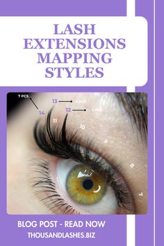 LASH EXTENSIONS MAPPING STYLES

As a professional lash artist, it's crucial to understand the various sizes and styles of lash extensions. This knowledge not only enhances your skillset but also ensures you can provide tailored services to your clients. Let's dive into a detailed look at lash extension sizes and styles.