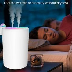 Humidifiers For Bedroom, 2L Cool Mist Humidifier For Bedroom, USB Portable Desk Humidifier, Quiet Humidifier With 2 Mist Modes And 7-Color Light Features: EASY TO USE & MATERIALS: One-button control of all functions. Press the button for 1s to turn on the colorful night light. Press for long to control the mist mode . Made of the same high-grade, safe, and environmentally friendly PP material and is . which is safe for your baby and . HUMIDIFIER & USB POWER SUPPLY: Portable and small designs are Car Plants, High Tech Gifts, Essential Oil Diffuser Humidifier, Portable Humidifier, Portable Desk, Mist Humidifier, Cool Mist Humidifier, Humidifiers, Air Humidifier