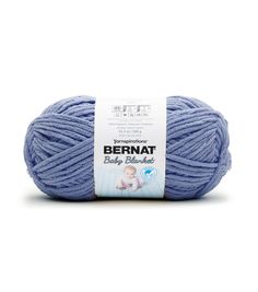 yarn ball in light blue on white background