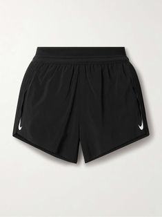 NIKE Printed plissé Dri-FIT ADV shorts Sport Shorts Outfit, Nike Soccer Shorts, Cute Athletic Outfits, Black Running Shorts, Nike Shorts Women, Nike Set, Workout Shorts Women, Nike Top, Sports Wear Women