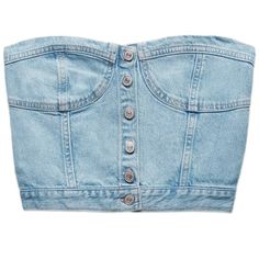 Zara New - Denim Corset Top With Tag Zara Summer Denim Top, Zara Denim Blue Top For Summer, Zara Fitted Denim Top, Fitted Zara Denim Top, Zara Denim Top With Pockets, Zara Light Wash Fitted Denim Top, Zara Light Wash Denim Top For Summer, Zara Blue Denim Top, Zara Light Wash Denim Top