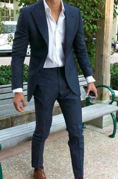 Grad Suits, Blazer Outfits Men, Blue Suit Men, Mens Fashion Blazer