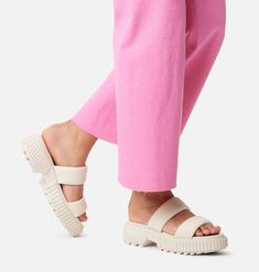 The go-everywhere slide. Womens Sandals Flat, Womens Flats, Flat Sandals, Sandals